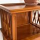 Vintage compass leg bedside table