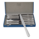 Ercuis Trianon, Rubans, 12 silver-plated table knives, excellent condition.