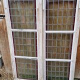 Pair of stained glass windows
