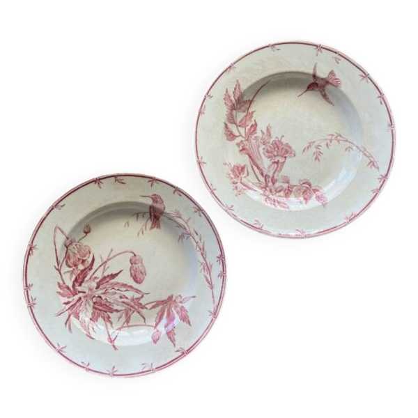 2 assiettes Gien
