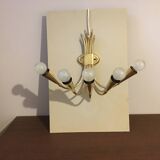 Brass wall light