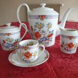 dessert service of limoges, porcelain of the Unicorn, limited edition 2500 copies