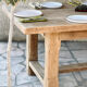 Large farmhouse table - solid oak - drawer