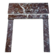19th century red marble fireplace