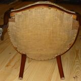 Fauteuil Voltaire en acajou, XIXème siècle
