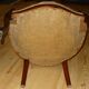 Voltaire mahogany armchair, nineteenth century