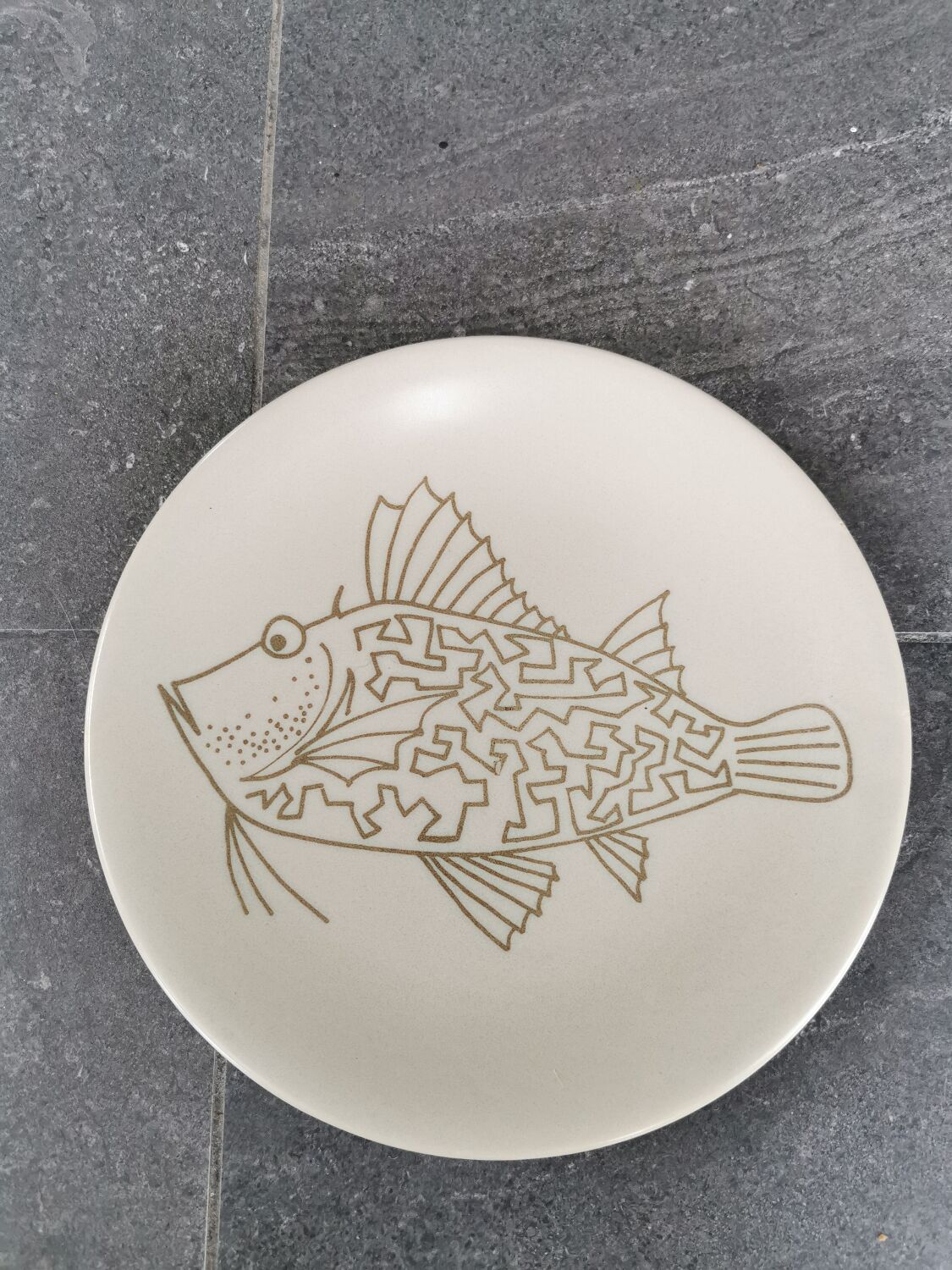 Service à poisson vintage signé Longchamp