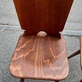 Brutalist bistro chairs
