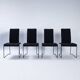 Chaises postmodernes hollandaises Walter Antonis pour Hennie de Jong, années 1980