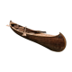 '30s mahogany canoe
