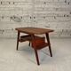 Vintage coffee table with tapered legs