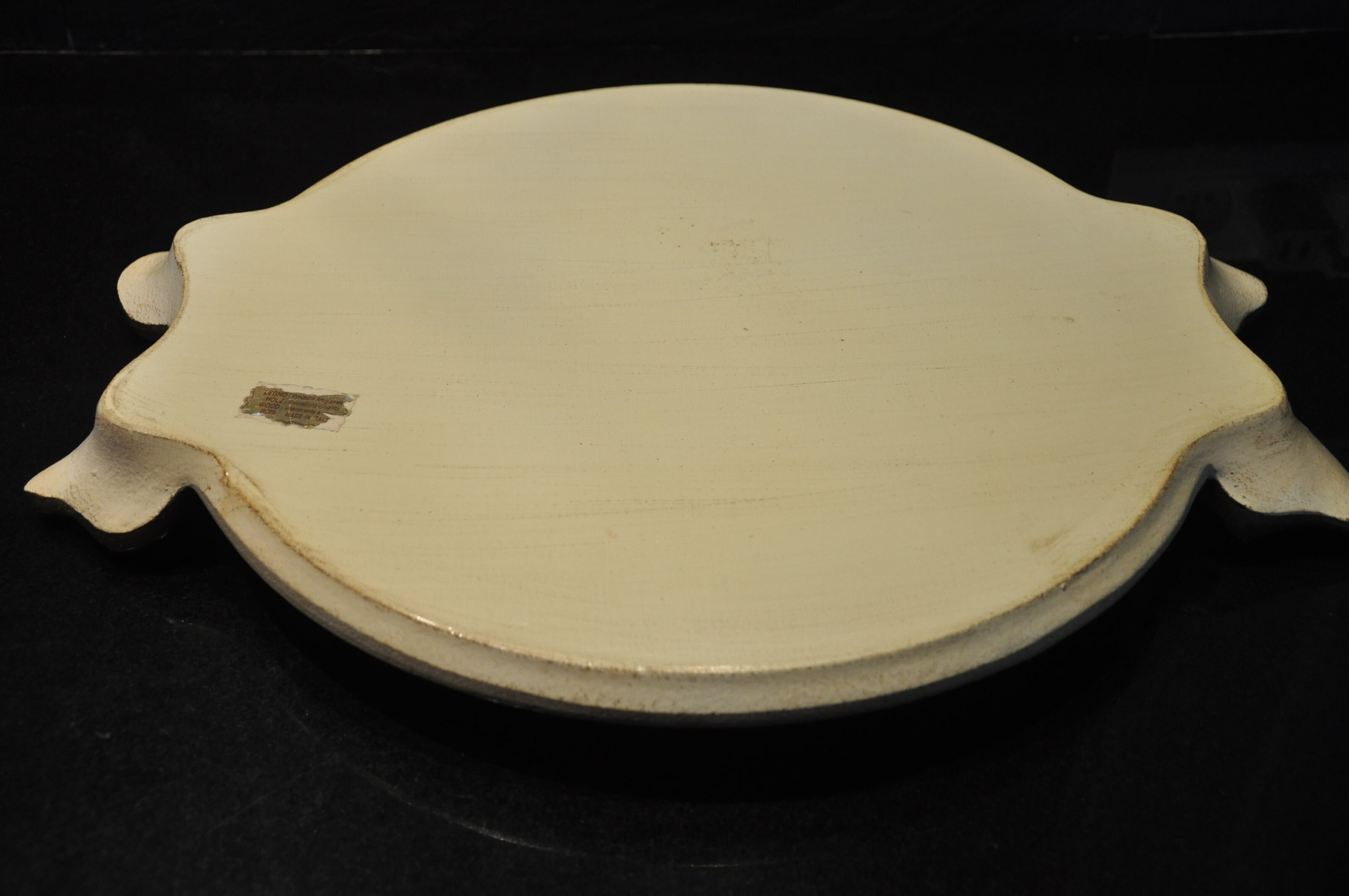 Vintage wood service tray Italy