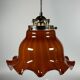 60s 70s Peill & Putzler Germany Ceiling Light Glass Space Age Design