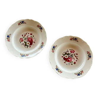 Lot de 2 assiettes creuses
