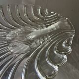 Vintage thick glass dish with lobster decorations