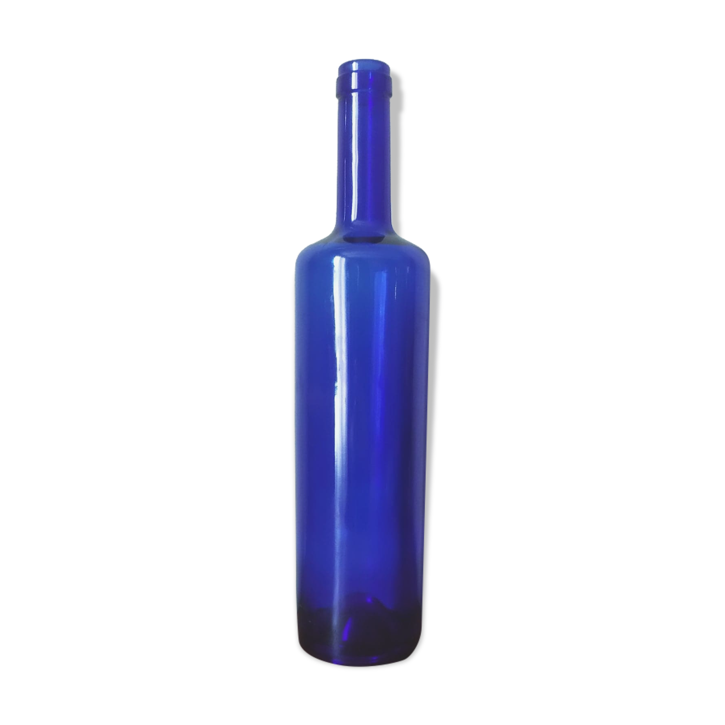 Blue glass bottle