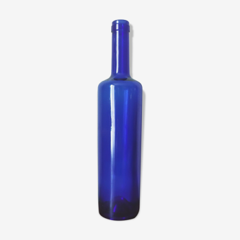 Blue glass bottle