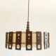 Suspension scandinave teck et tissu vers 1960