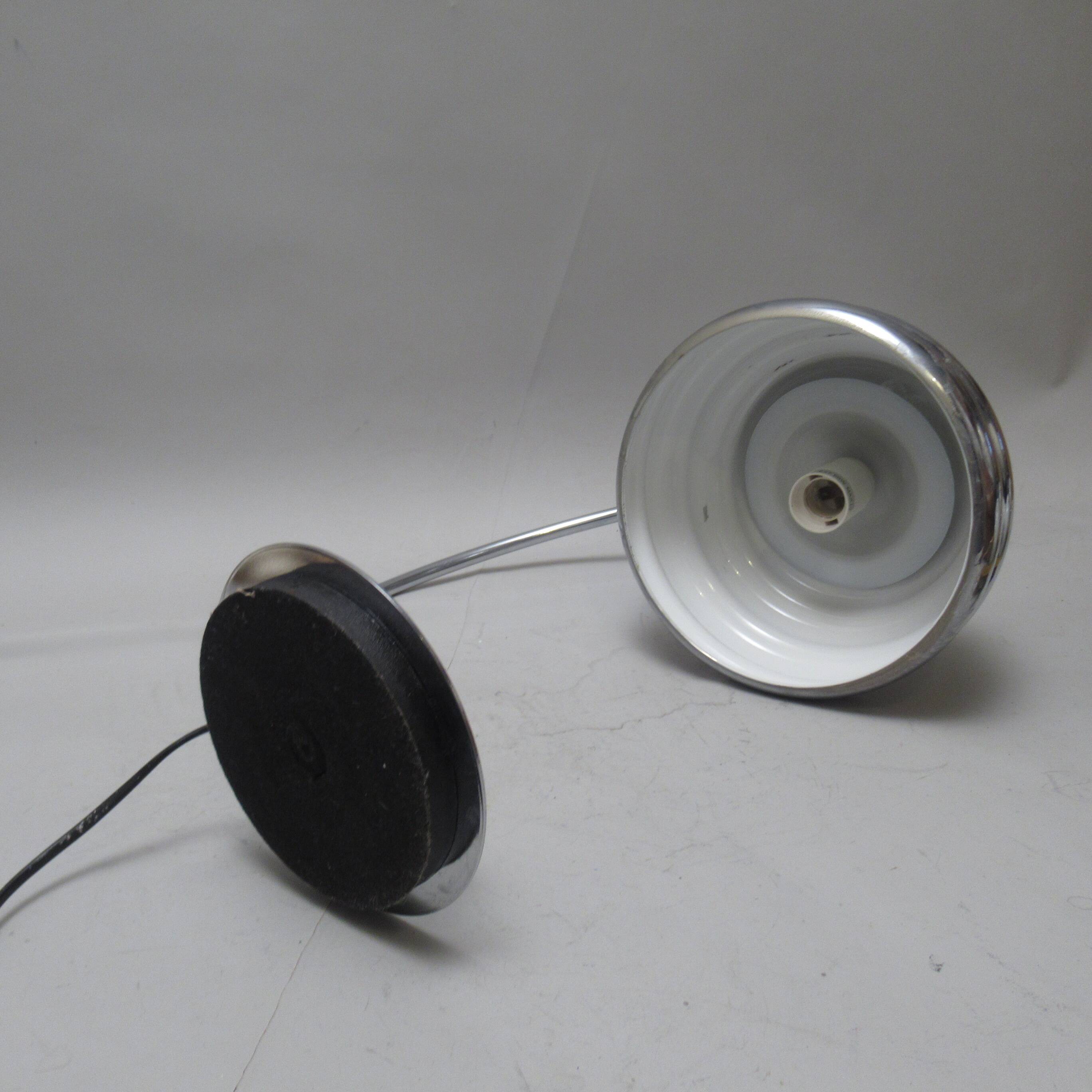 Art Deco Aluminor chrome lamp 1980s