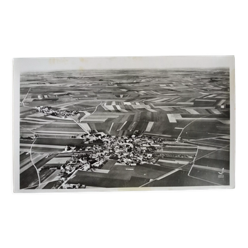 Photographie aérienne LaPie 1958 La plaine de la Beauce Greneville en Beauce