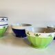 Set of 6 vintage Saturnia Italian porcelain bowls