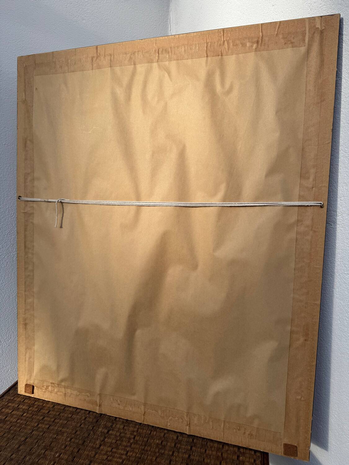 Large vintage floral tapestry