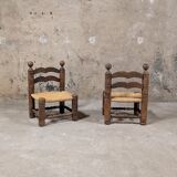 Pair of low chairs