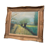 Oil on canvas framed