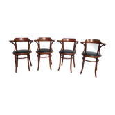 4 fauteuils bistrot vintage