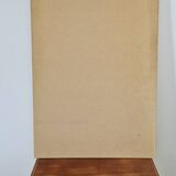 Scandinavian vintage wooden mirror