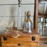 Glass and gilded bottle