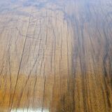 Extendable Art Deco table in olive root