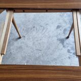 Table ronde extensible vintage