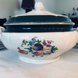 Service de table ancien  porcelaine faience Salins 54 pièces