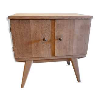 Vintage bedside furniture Scandinavian feet compass