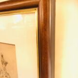Peinture : Gravé « style français 19e siècle ».