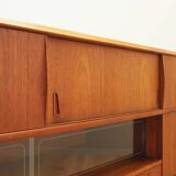 Teak highboard, Danish design, 1970s, production: Denmark