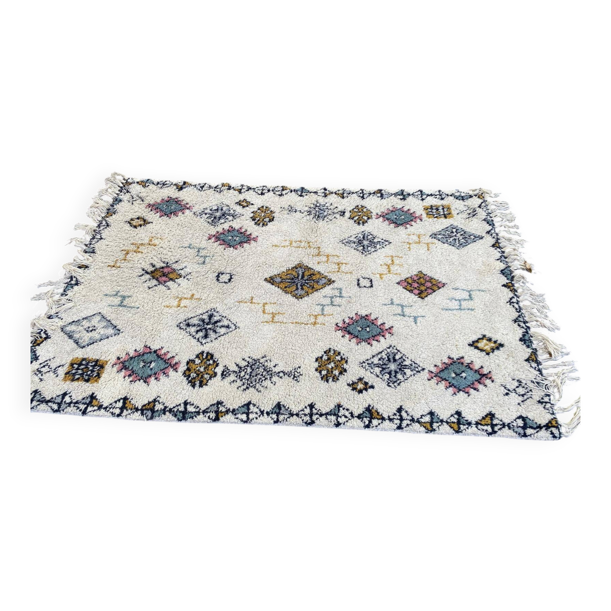 100% Wool Rug La Redoute Interiors 160x230cm Berber style