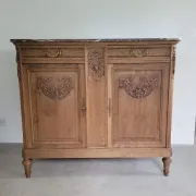 Buffet very storage furniture French style Louis XVI marble top