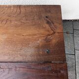 Old solid oak coffee table