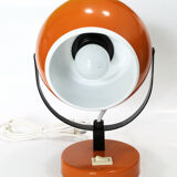Eyeball spage age table lamp 1970's orange
