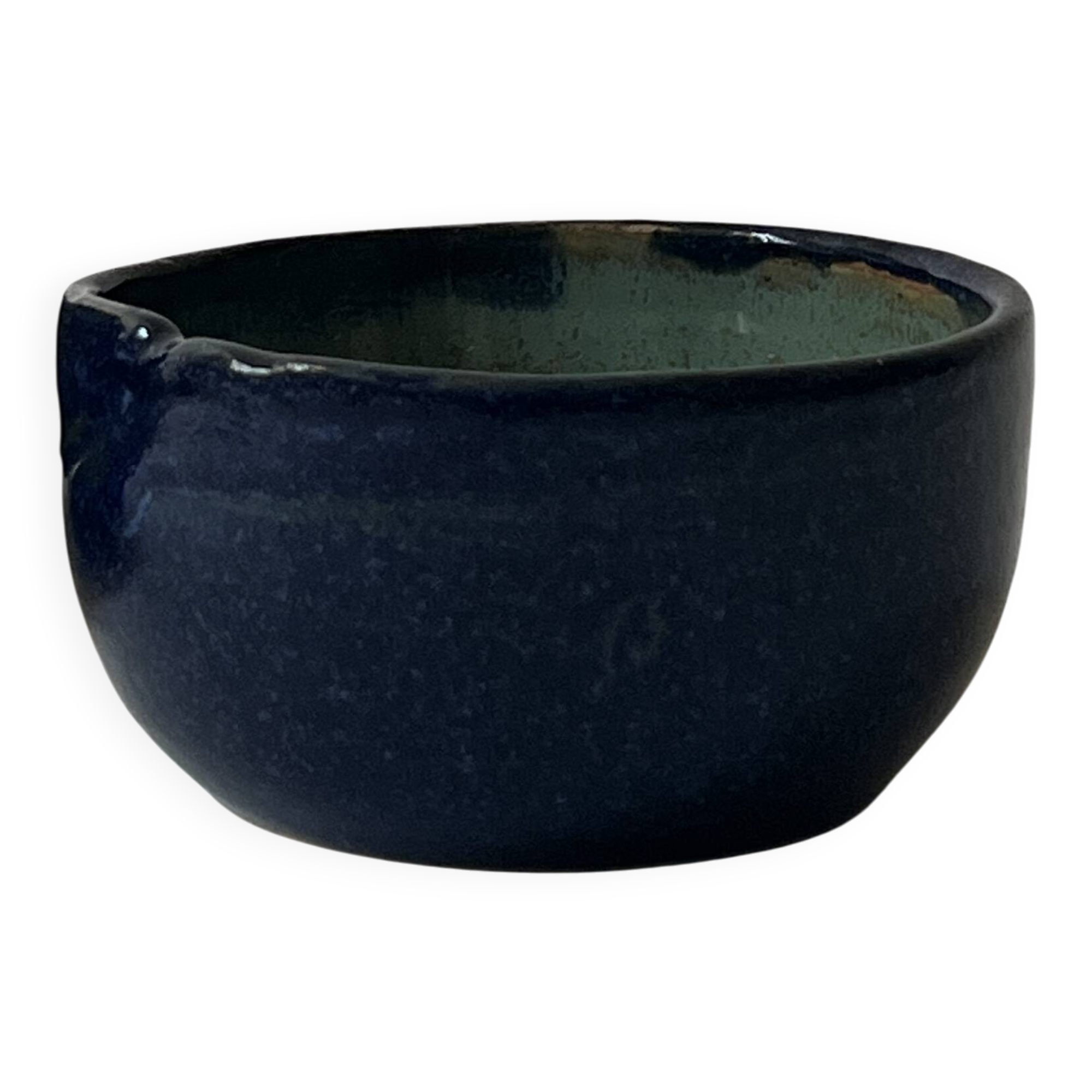 midcentury enamelled and signed ceramic bowl/tray