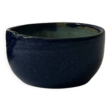 midcentury enamelled and signed ceramic bowl/tray
