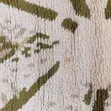 Curly wool design rug