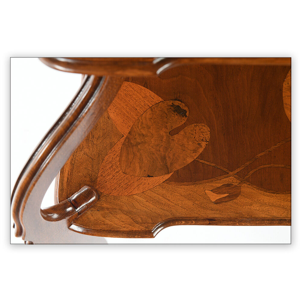 Table de marqueterie art nouveau