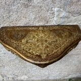 Golden Venetian wall lamp console