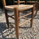 Set de4 chaises paillées