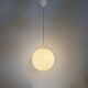 Rare Louis Kalff for Philips opaline glass pendant light, 1960s