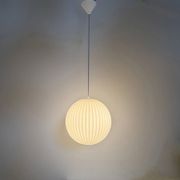 Rare Louis Kalff for Philips opaline glass pendant light, 1960s