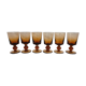 Lot de 6 verres à pied vintage